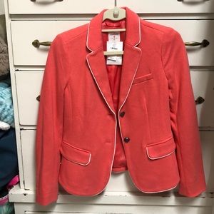 Salmon colored blazer
